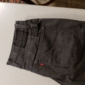 Levi's 511 34x30 slim fit 6 pocket gray jeans